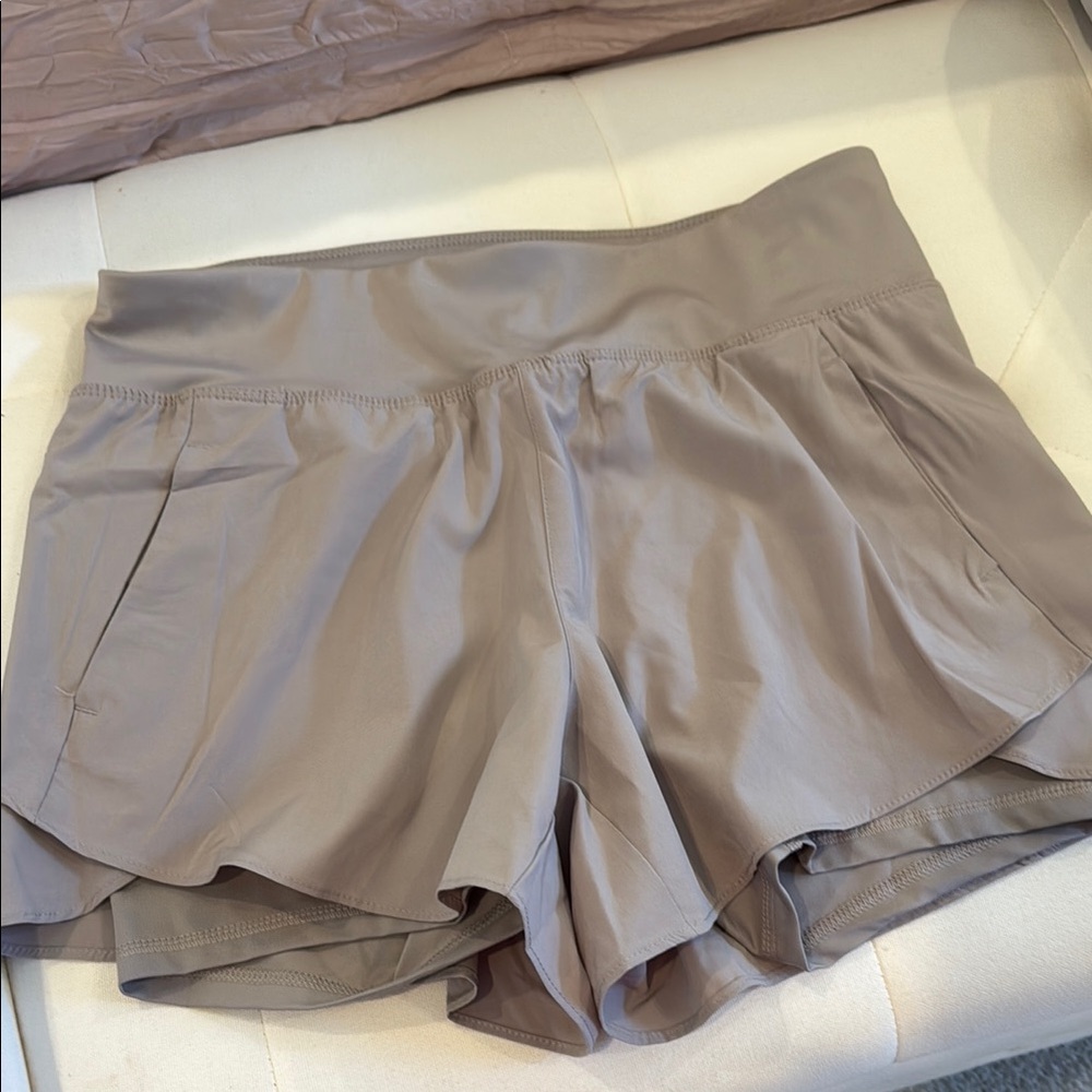 NWOT Avia Light Tan Athletic Shorts